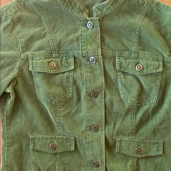 Apple green corduroy jacket Garnet Hill - Picture 6 of 13
